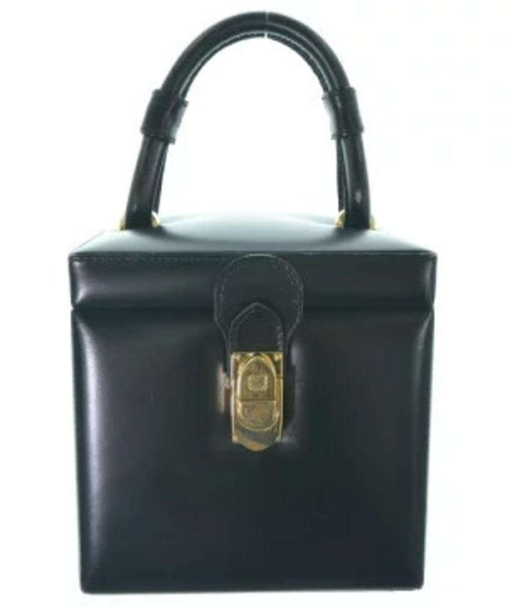 Loewe Hammock Leather 2Way Tote Bag Black